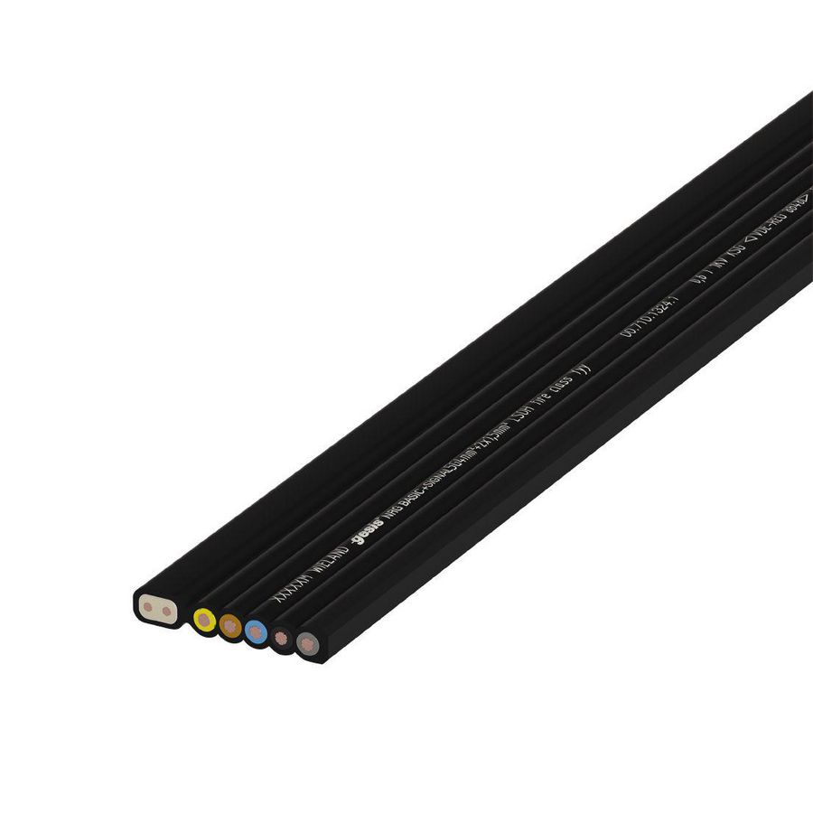 Vlakkabel 5G4+2x1,5 B2CA os