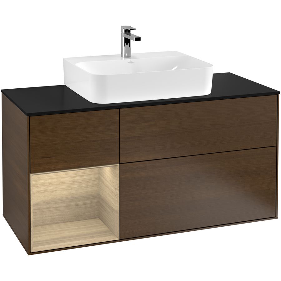Wastafelonderkast Finion 1200x603x501mm W.Veneer G162PCGN