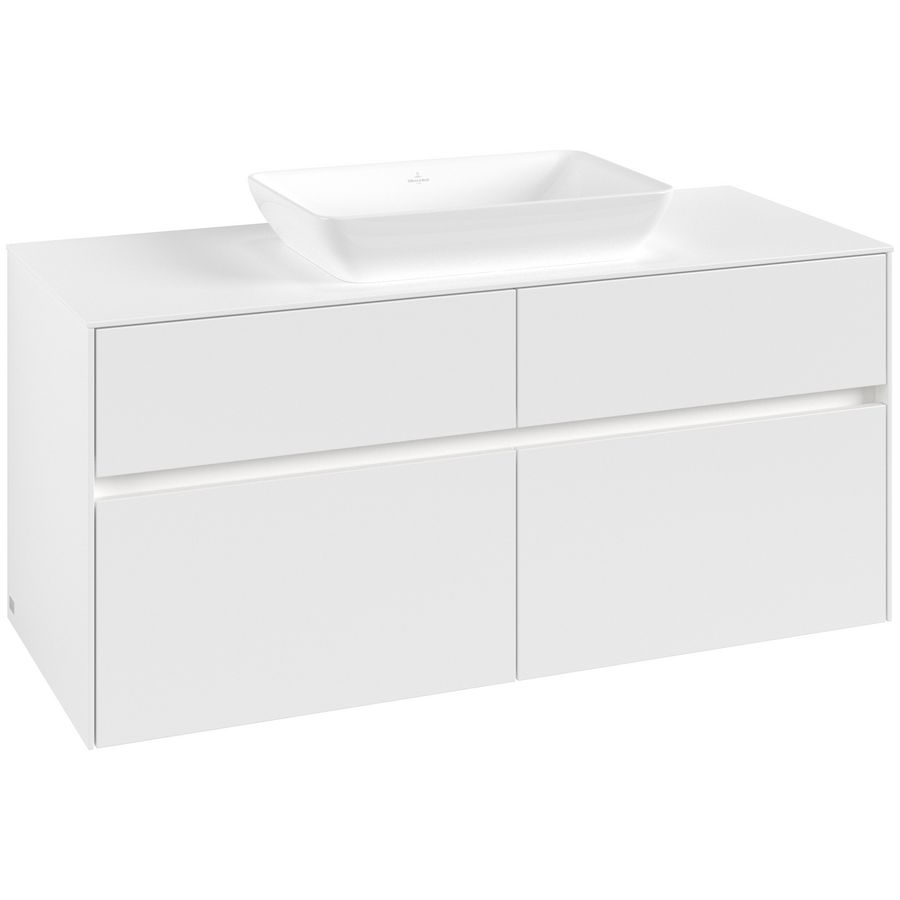 Wastafelonderkast Collaro 1200x548x500mm Wh.Matt C112B0MS