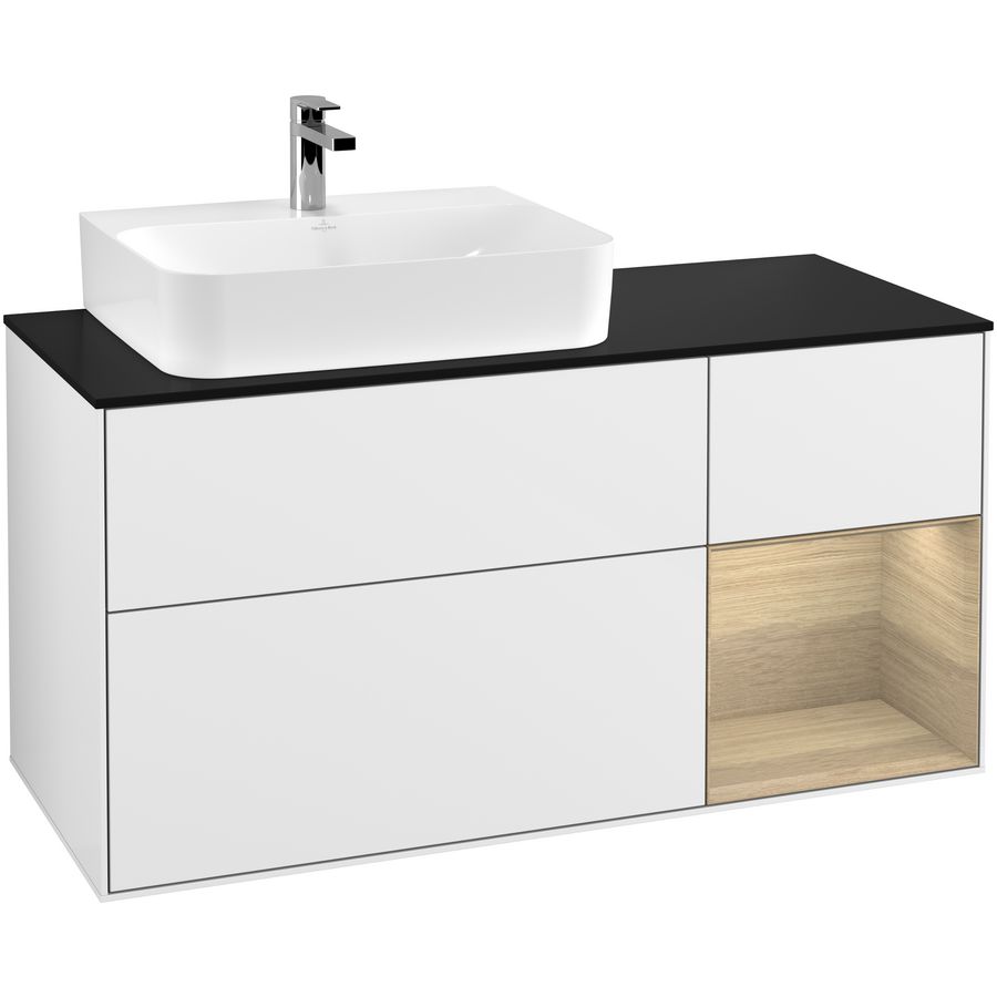Wastafelonderkast Finion 1200x603x501mm G.White.L G152PCGF