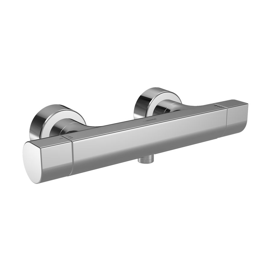 Tempra Style douchethermostaat + S-koppeling chroom