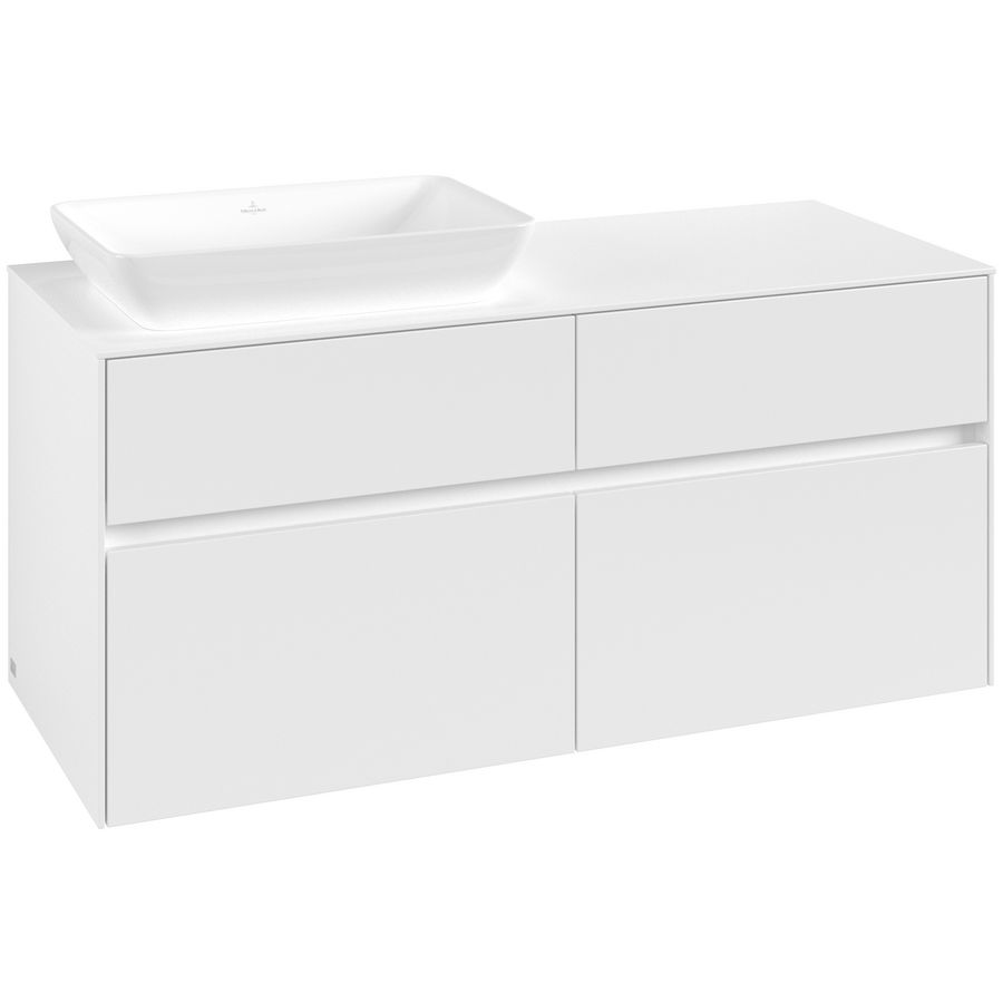 Wastafelonderkast Collaro 1200x548x500mm Wh.Matt C11300MS