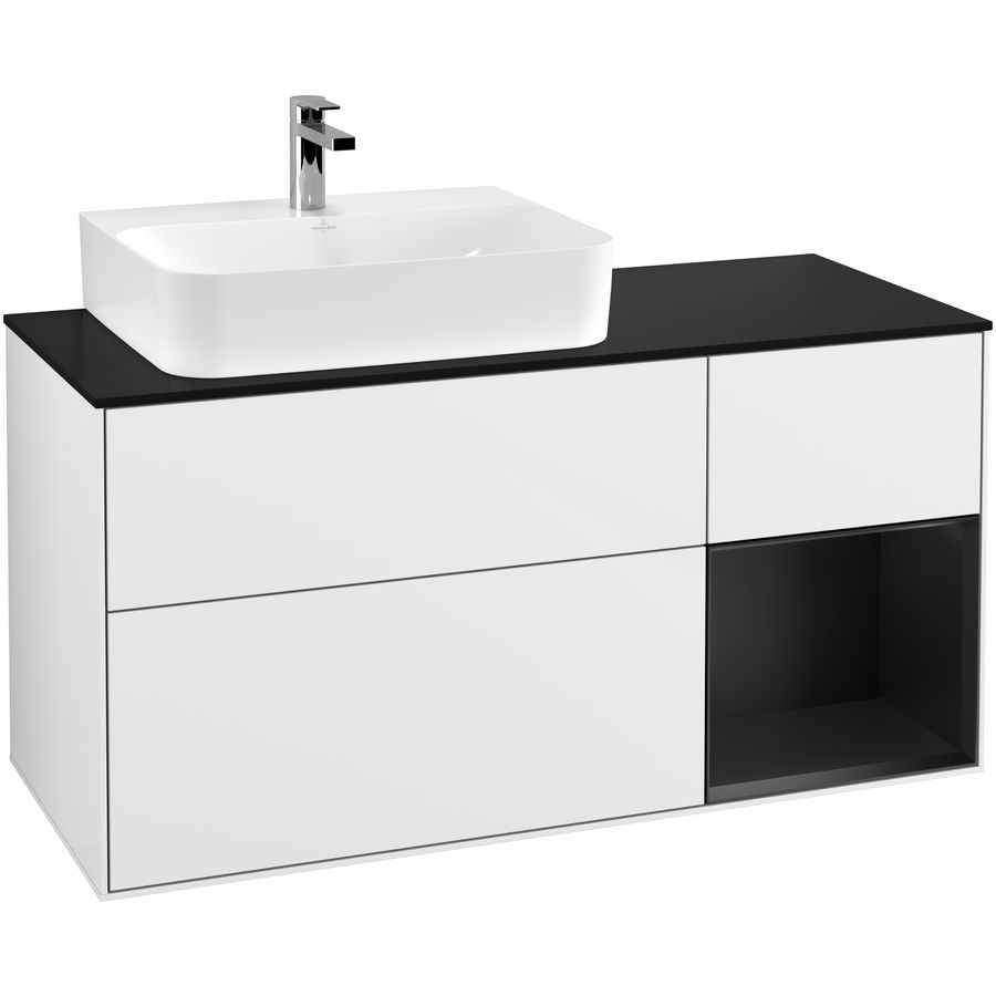 Wastafelonderkast Finion 1200x603x501mm G.White.L G152PDGF