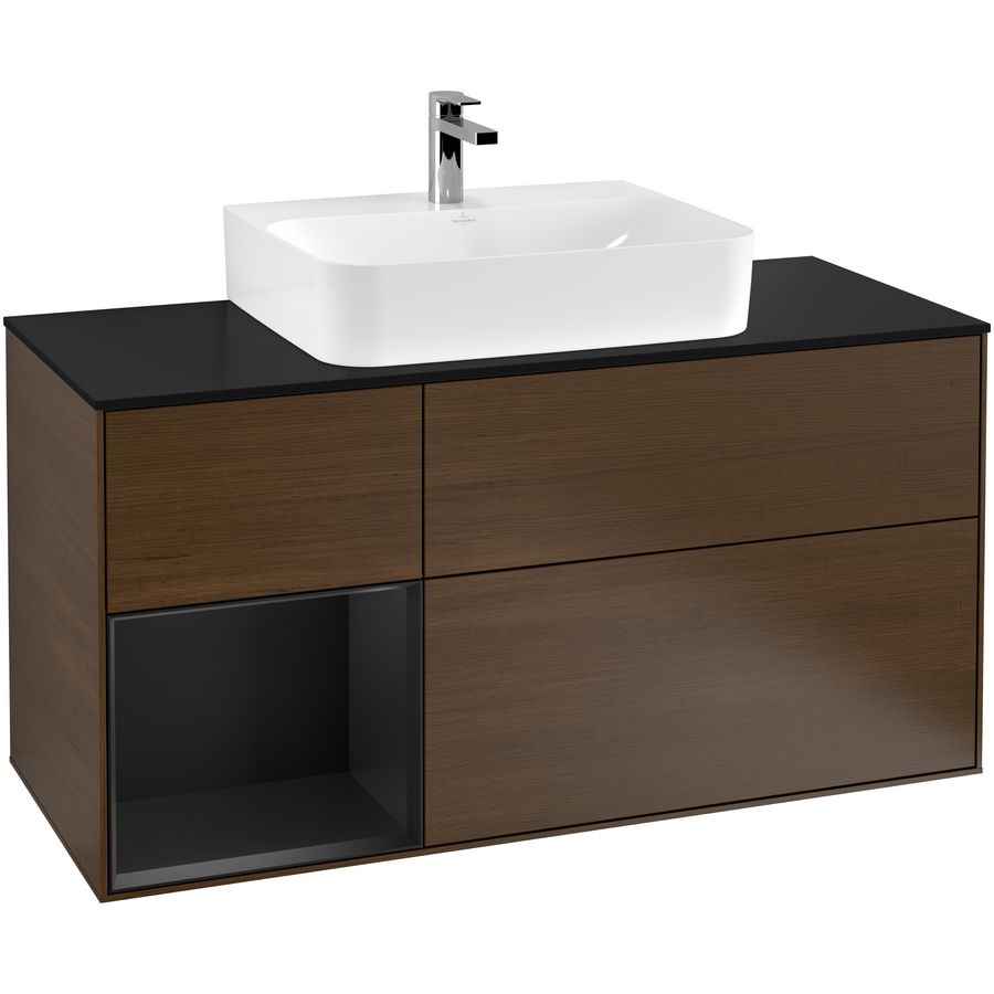 Wastafelonderkast Finion 1200x603x501mm W.Veneer G162PDGN