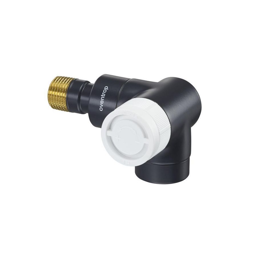 Radiatorafsluiter thermostatisch E (DHR) 1/2" antraciet