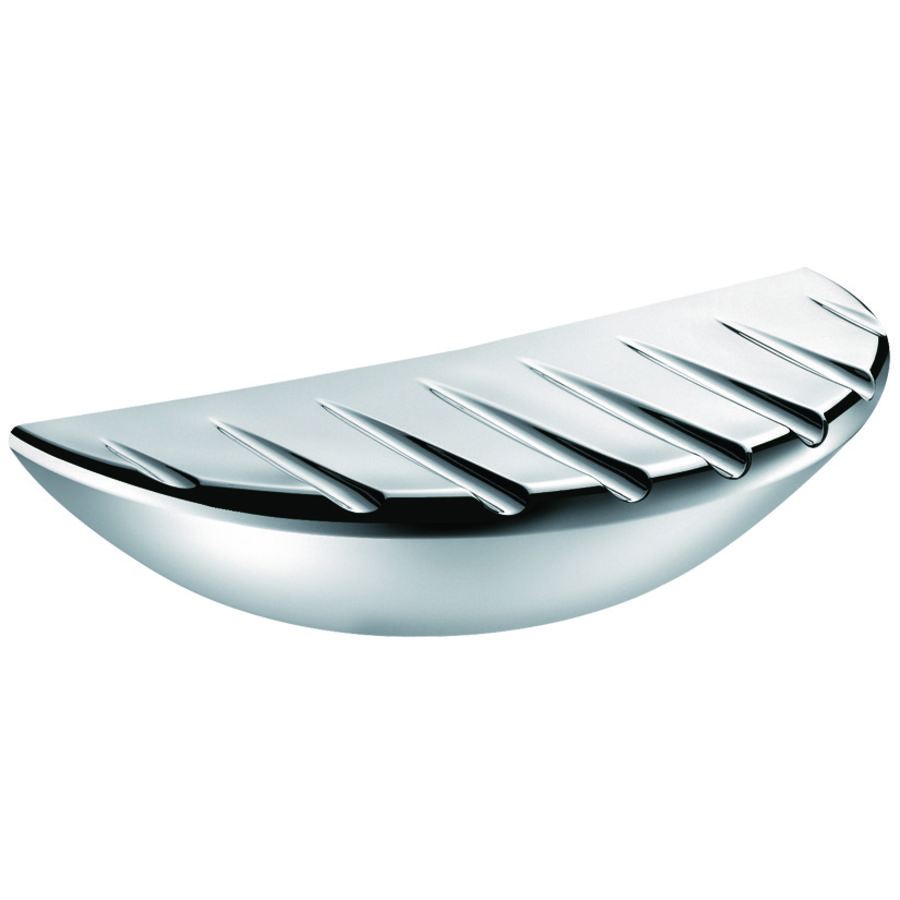 Zeepschaal muurmodel 160mm glans verchroomd