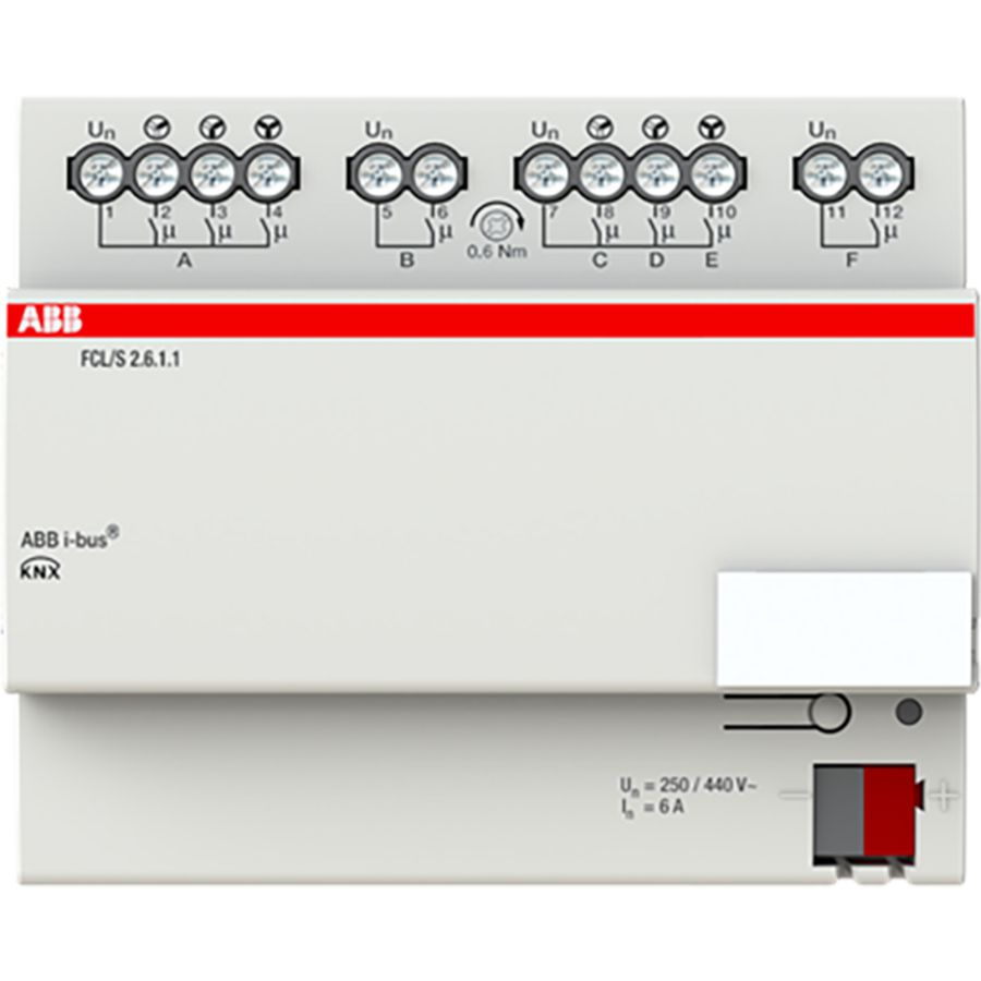 Ventilatoraktor KNX 2-voudig 6 A DIN-rail (FCL/S 2.6.1.1)