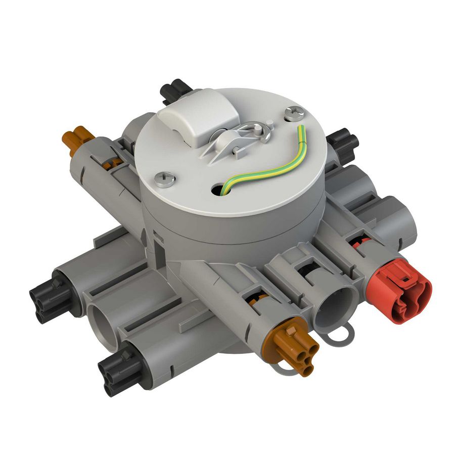 Stekerbare centraaldoos CW75-W4
