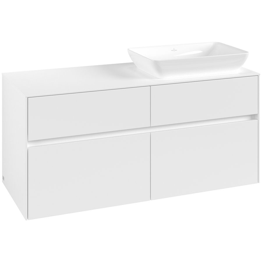 Wastafelonderkast Collaro 1200x548x500mm Wh.Matt C11400MS