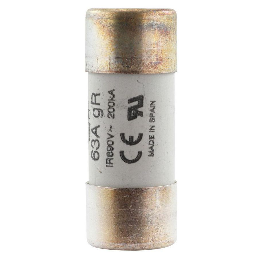 Zekering hoge snelheid 63A AC 690V 200kA 22x58mm gR VVE=10