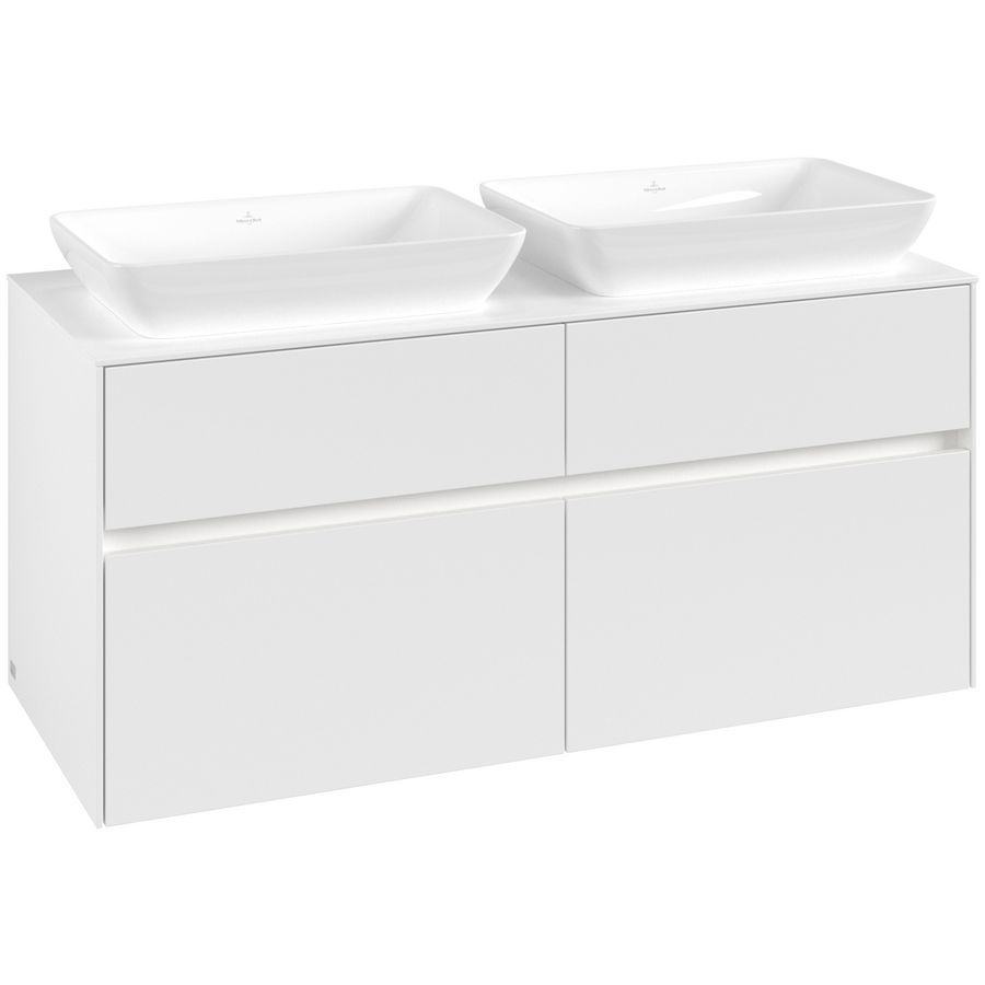 Wastafelonderkast Collaro 1200x548x500mm Wh.Matt C115B0MS