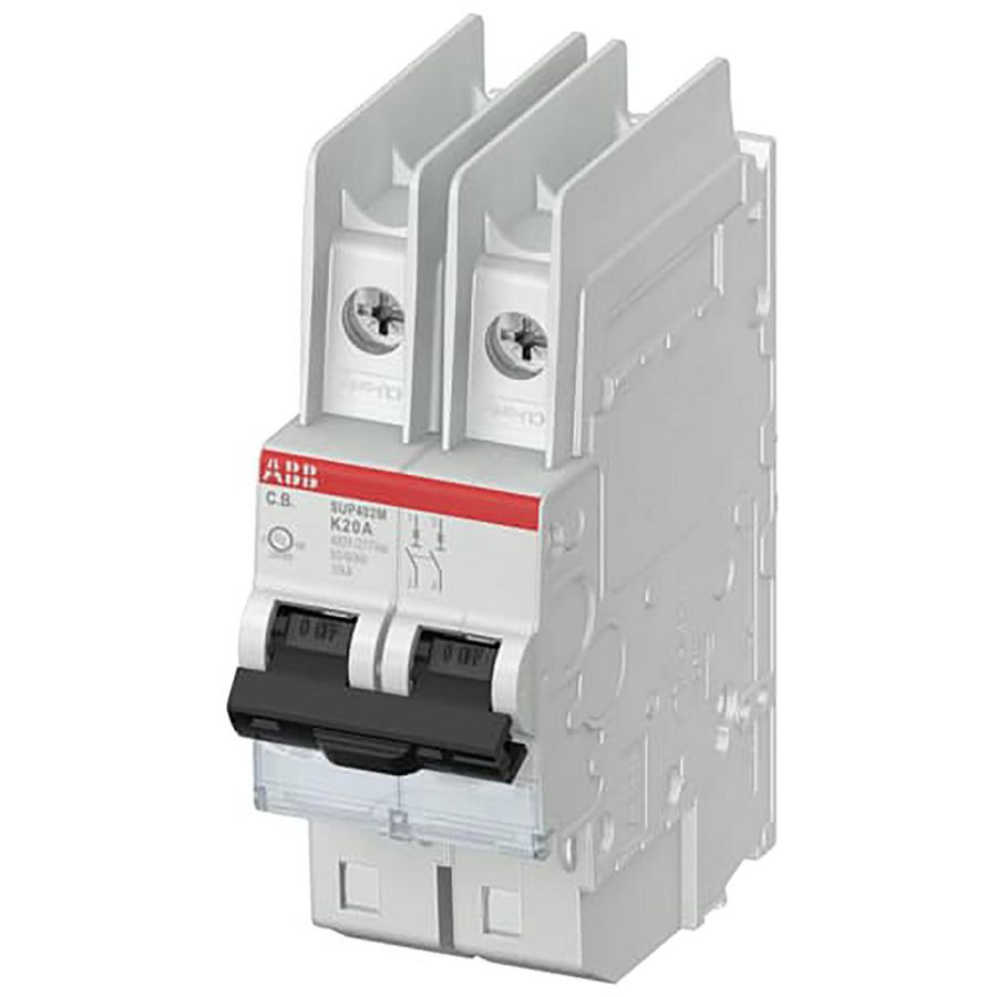 Installatieautomaat UL489 2-polig K-karakteristiek 10A 10kA