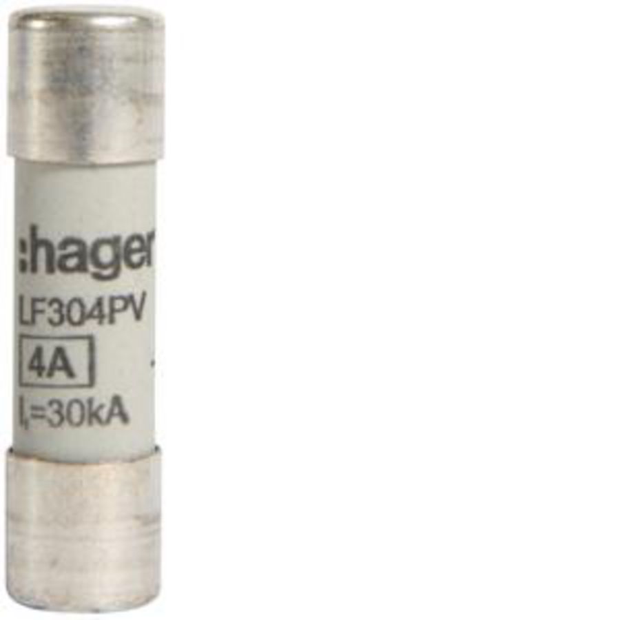 Zekering PV Ø10x38mm 1000V DC 4A VVE=10