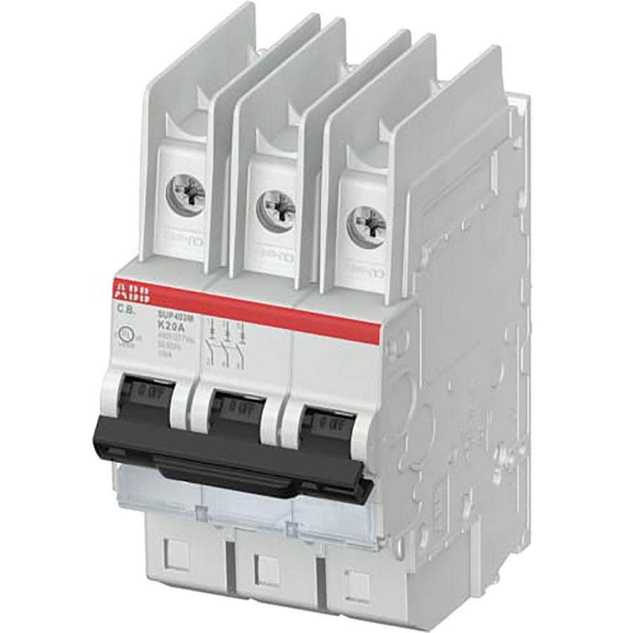 Installatieautomaat UL489 3-polig K-karakteristiek 10A 10kA