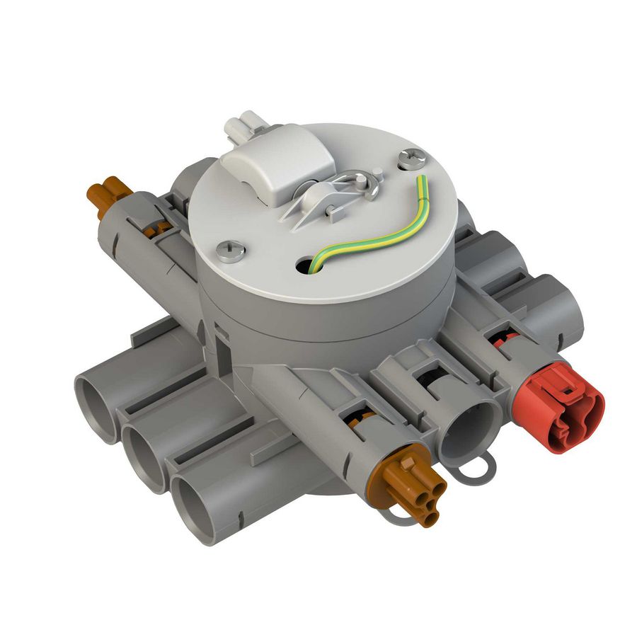 Stekerbare centraaldoos CW75-WT0