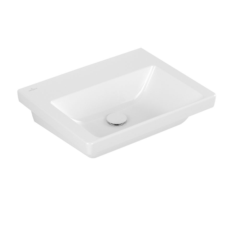 Wastafel Subway 3.0 550x440mm Wit Alpin CeramicPlus 4A70F6R1