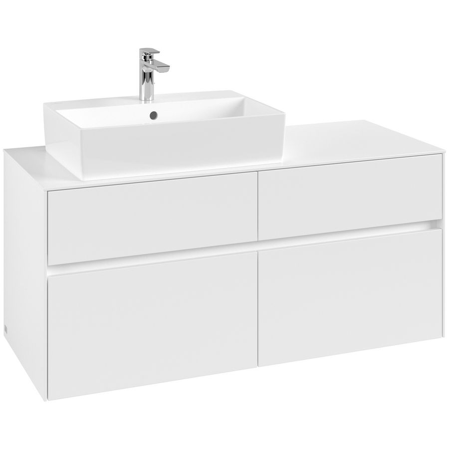 Wastafelonderkast Collaro 1200x548x500mm Wh.Matt C12900MS