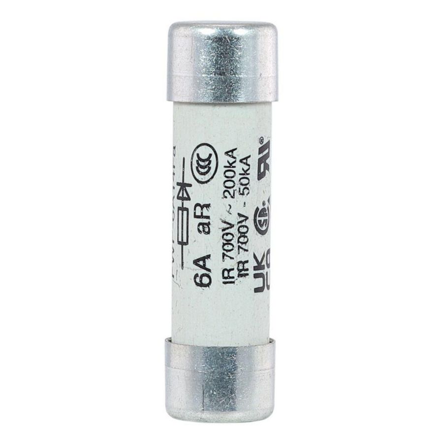 Zekering hoge snelheid 6A AC 700V 200kA 14x51mm aR UL VVE=10