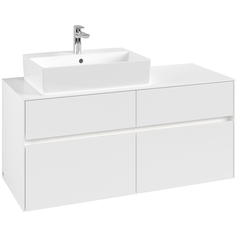 Wastafelonderkast Collaro 1200x548x500mm Wh.Matt C129B0MS