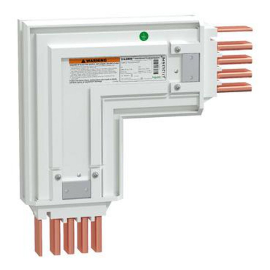 Elleboog, I-Line Track, 630A, koper, 3L+N+PE (PE=50%CU), IP4
