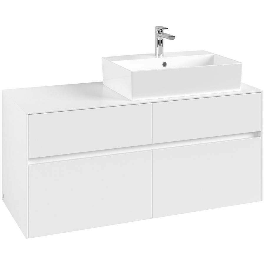 Wastafelonderkast Collaro 1200x548x500mm Wh.Matt C13000MS