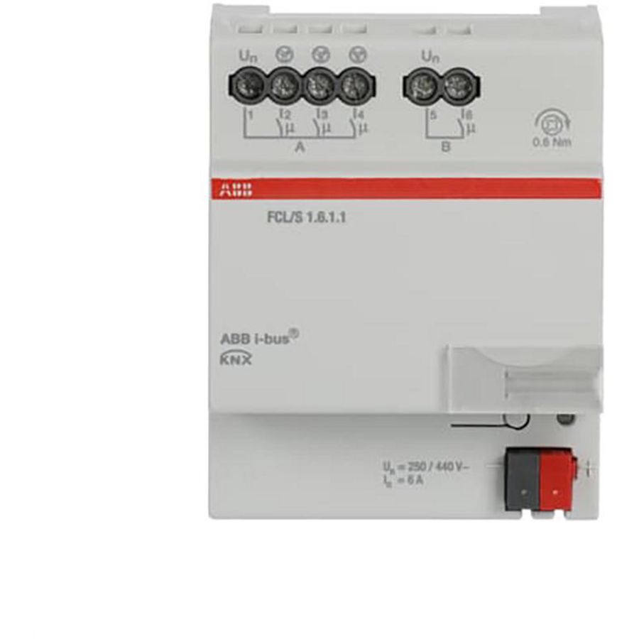 Ventilatoraktor KNX 1-voudig 6 A DIN-rail (FCL/S 1.6.1.1)