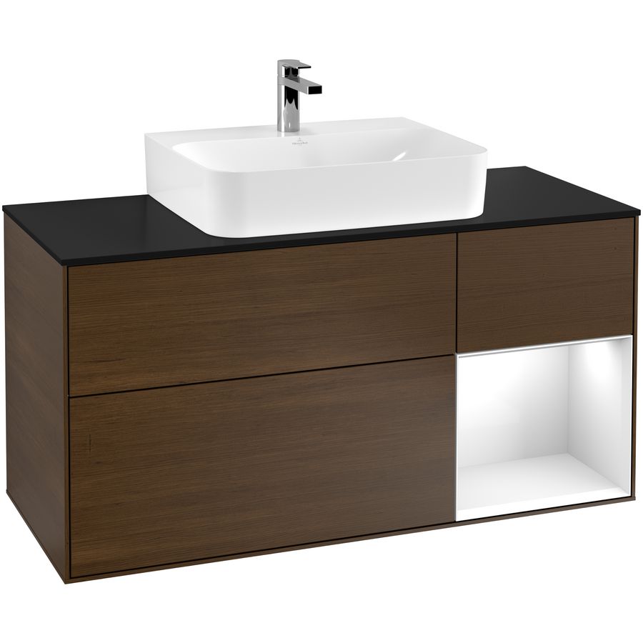 Wastafelonderkast Finion 1200x603x501mm W.Veneer G172GFGN