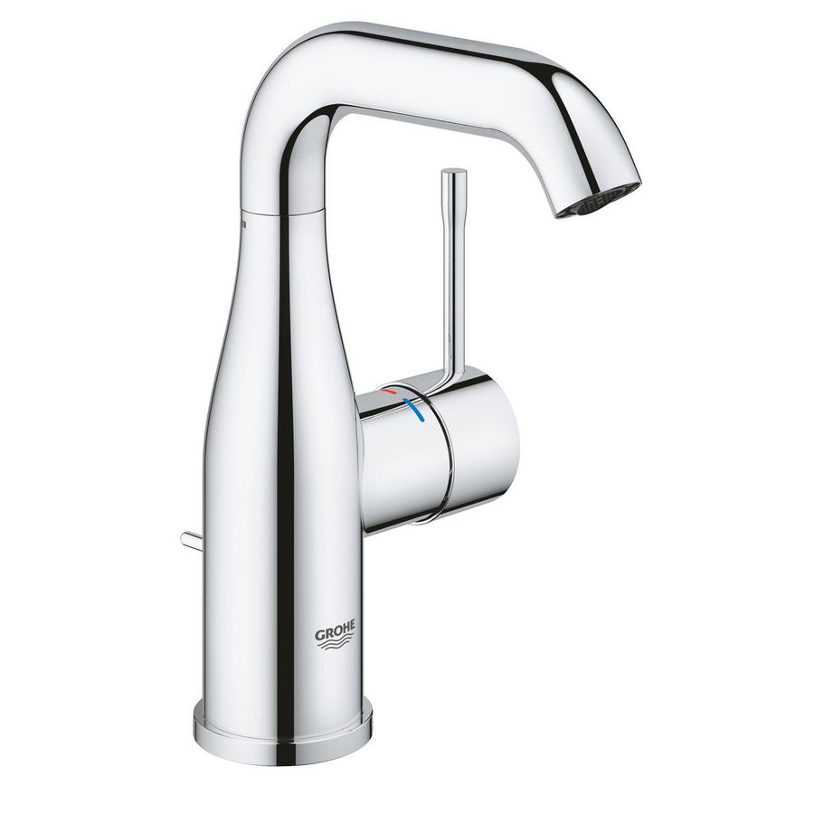 Essence M-size wastafelmengkraan hoog chroom incl. waste