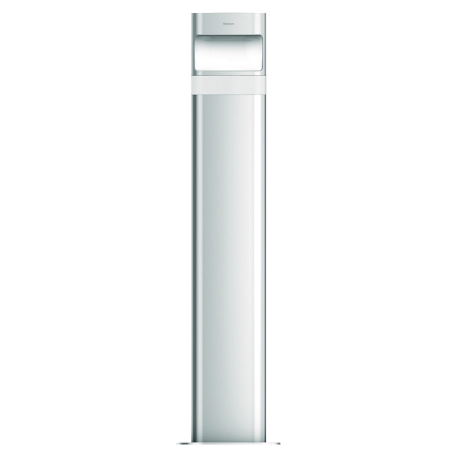 LED-Staande buitenlamp (lang) met bewegingsmelder 8,5W alu