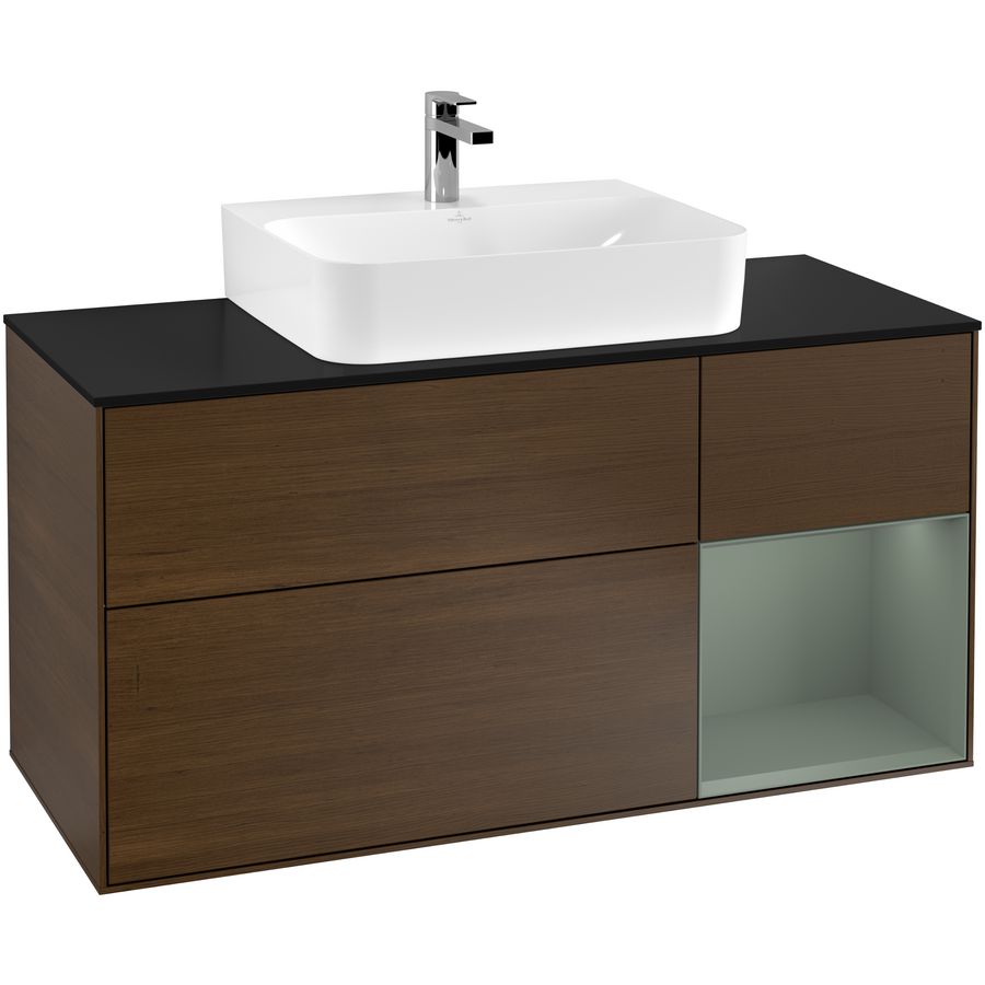 Wastafelonderkast Finion 1200x603x501mm W.Veneer G172GMGN