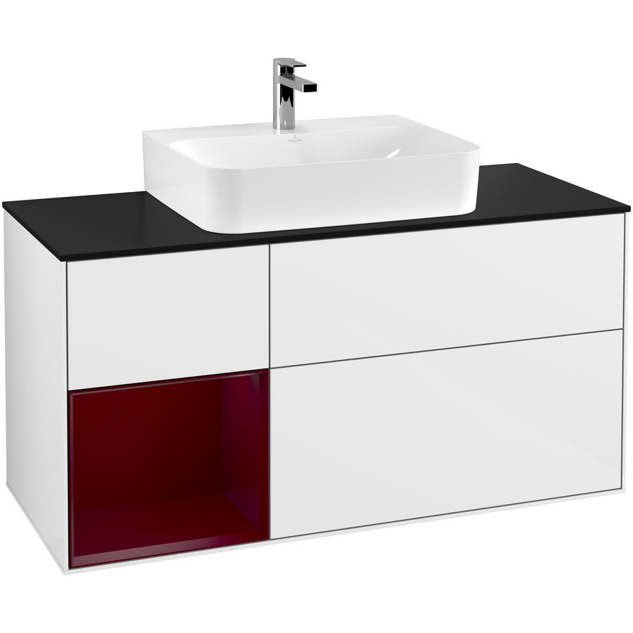 Wastafelonderkast Finion 1200x603x501mm G.White.L G162HBGF