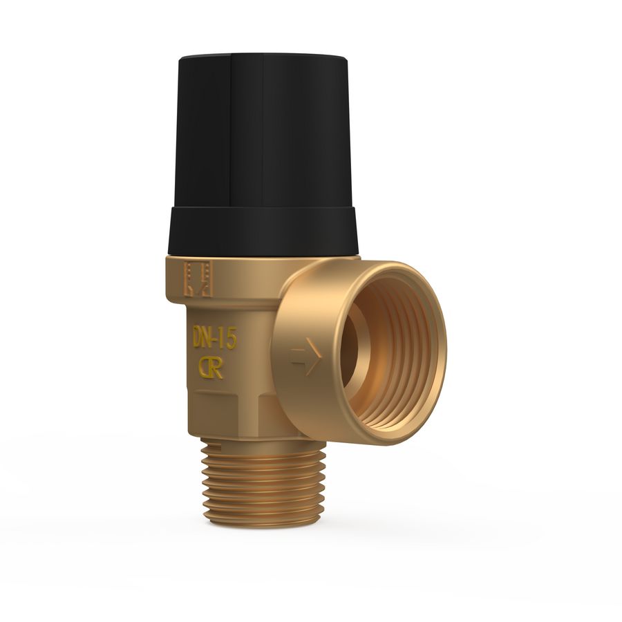 Veiligheidsventiel 1/2"x 3/4" KE 120kW 3bar