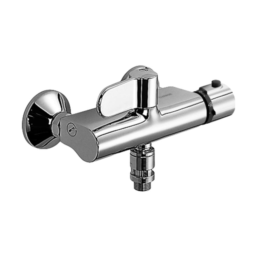 Douchethermostaat m.afsl.b.S-kopp