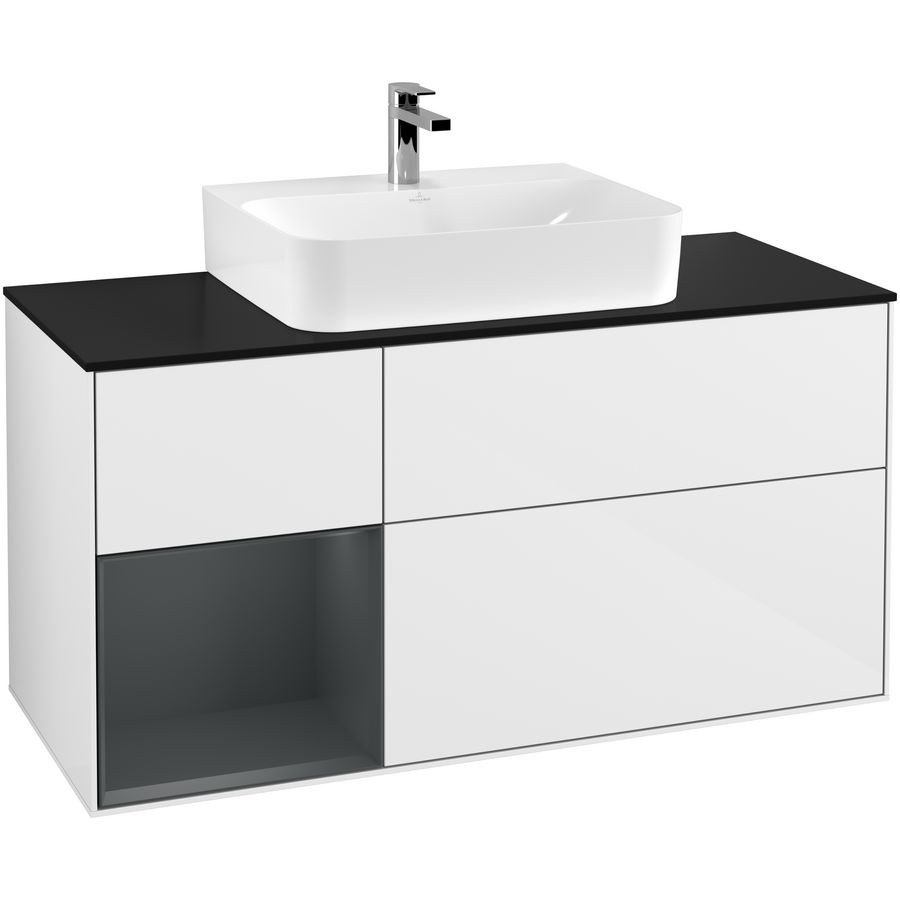 Wastafelonderkast Finion 1200x603x501mm G.White.L G162HGGF
