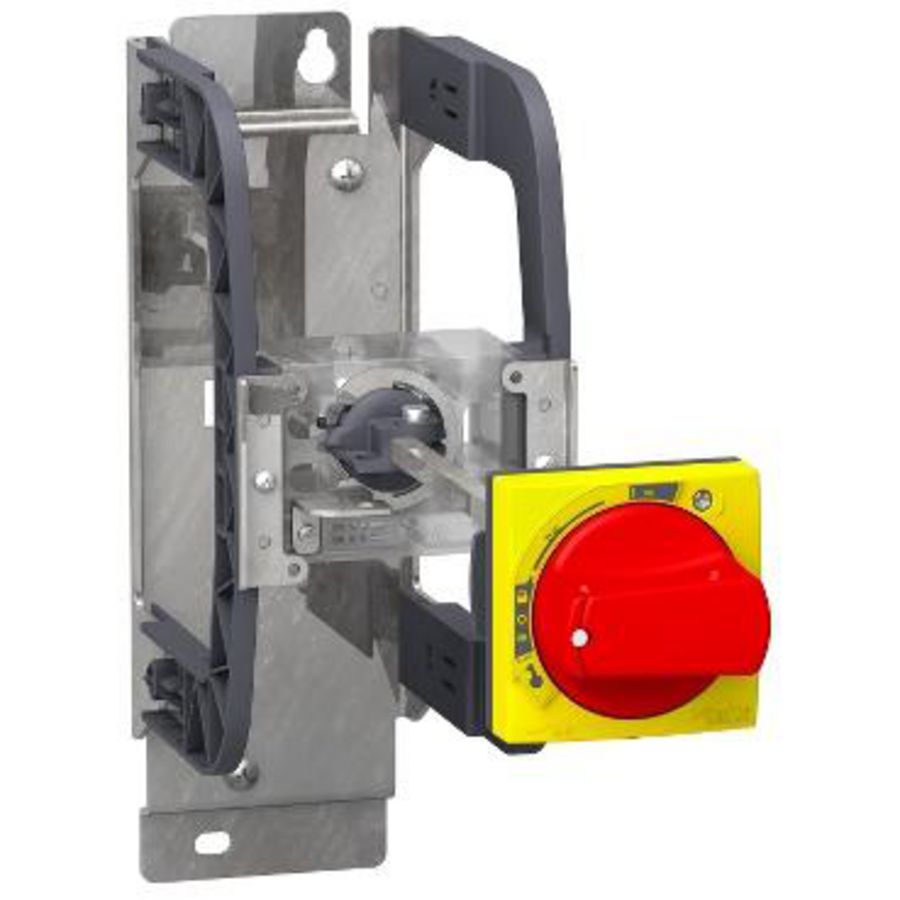 Kit Draaibediening+vergrendelingsmechanimsme IP54 Rood Acc.