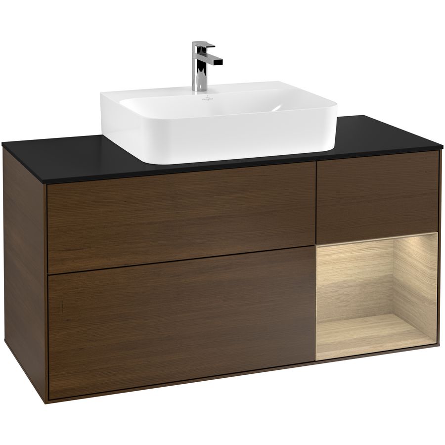 Wastafelonderkast Finion 1200x603x501mm W.Veneer G172PCGN