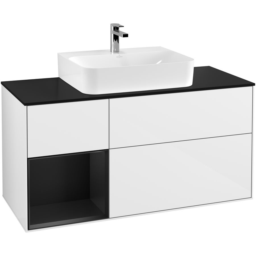 Wastafelonderkast Finion 1200x603x501mm G.White.L G162PDGF