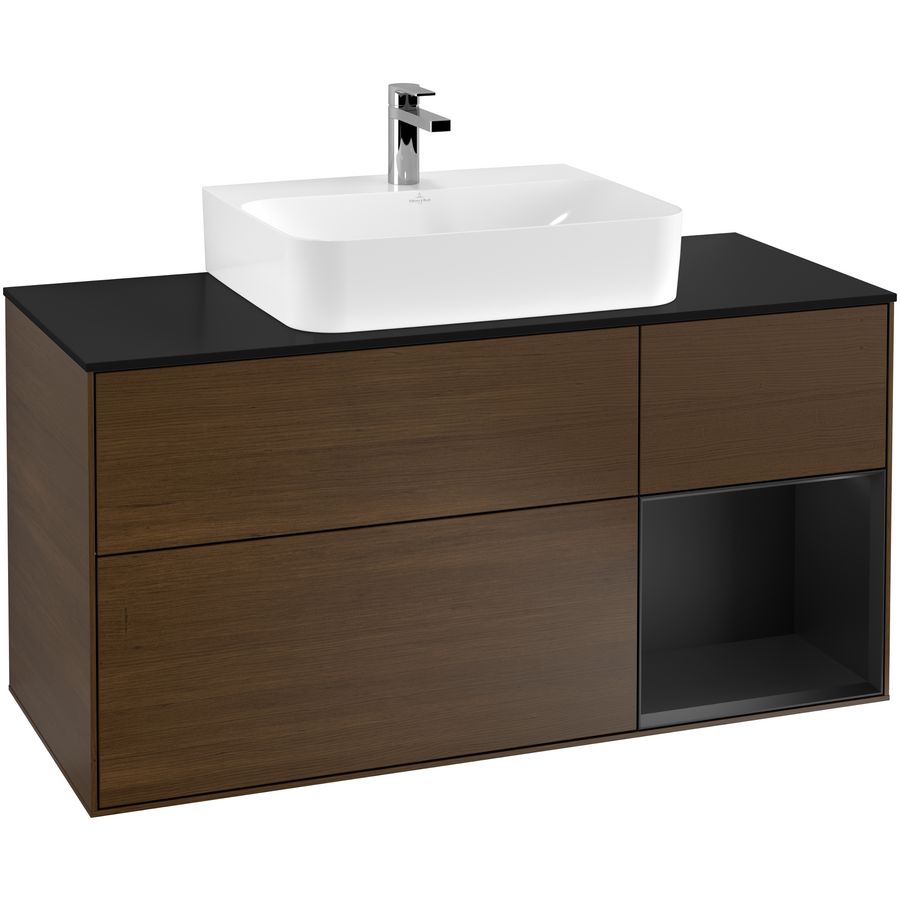 Wastafelonderkast Finion 1200x603x501mm W.Veneer G172PDGN