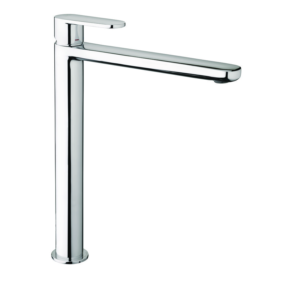 Wastafelmengkraan CANDY 1-hendel highriser sprong 200mm chroom