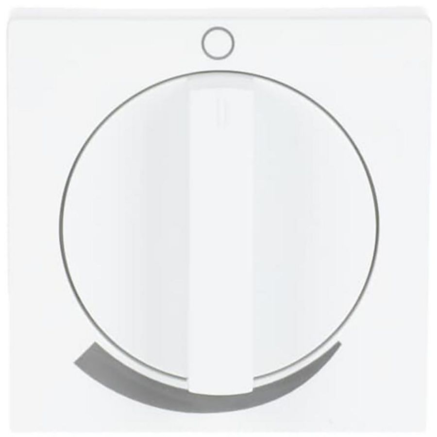 Centraalplaat v inbouw draaigreep volume s-studiowit (1740 DR/03-84)