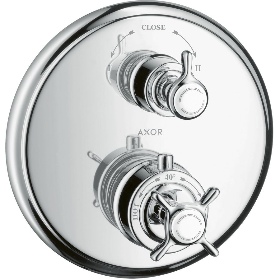 Afbouwdeel AXOR Montreux inbouw thermostaat+stop- en omstelkraan chroom