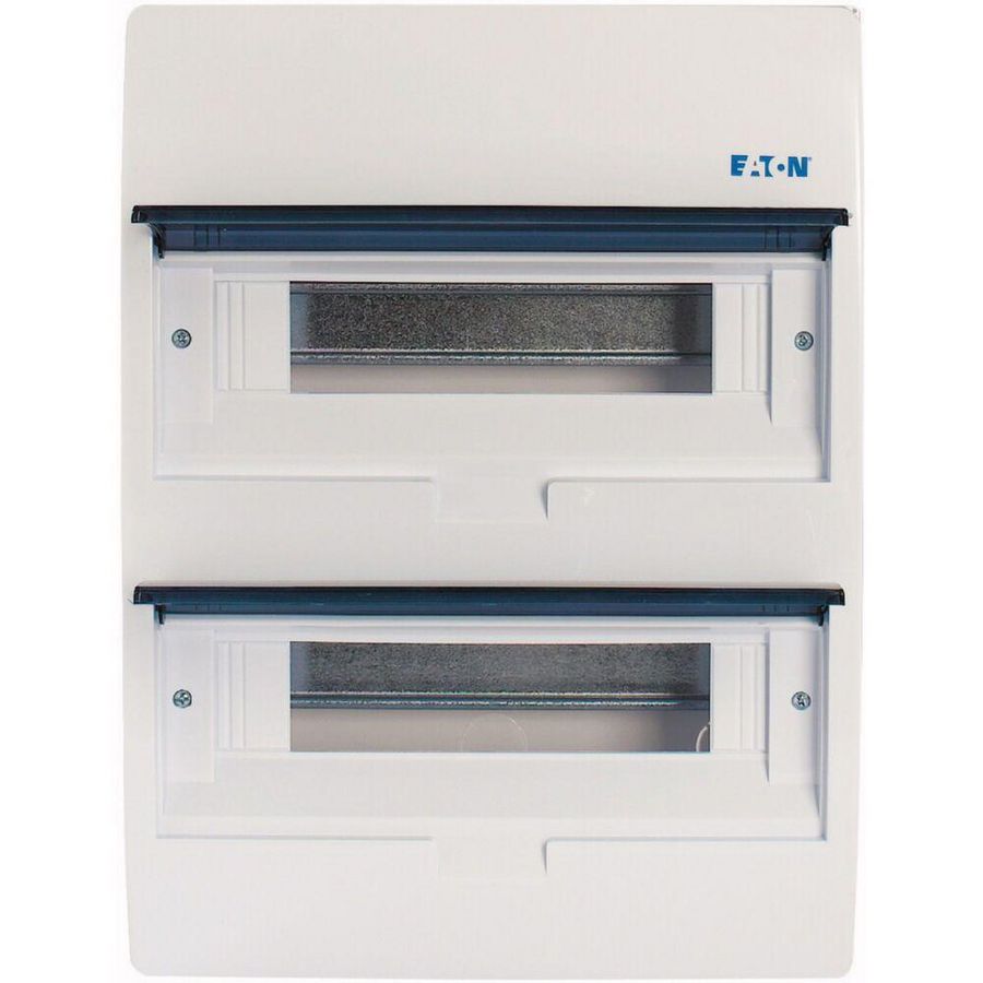 Installatiekast, inbouw, IP40, 2x12TE, deur transparant Eaton