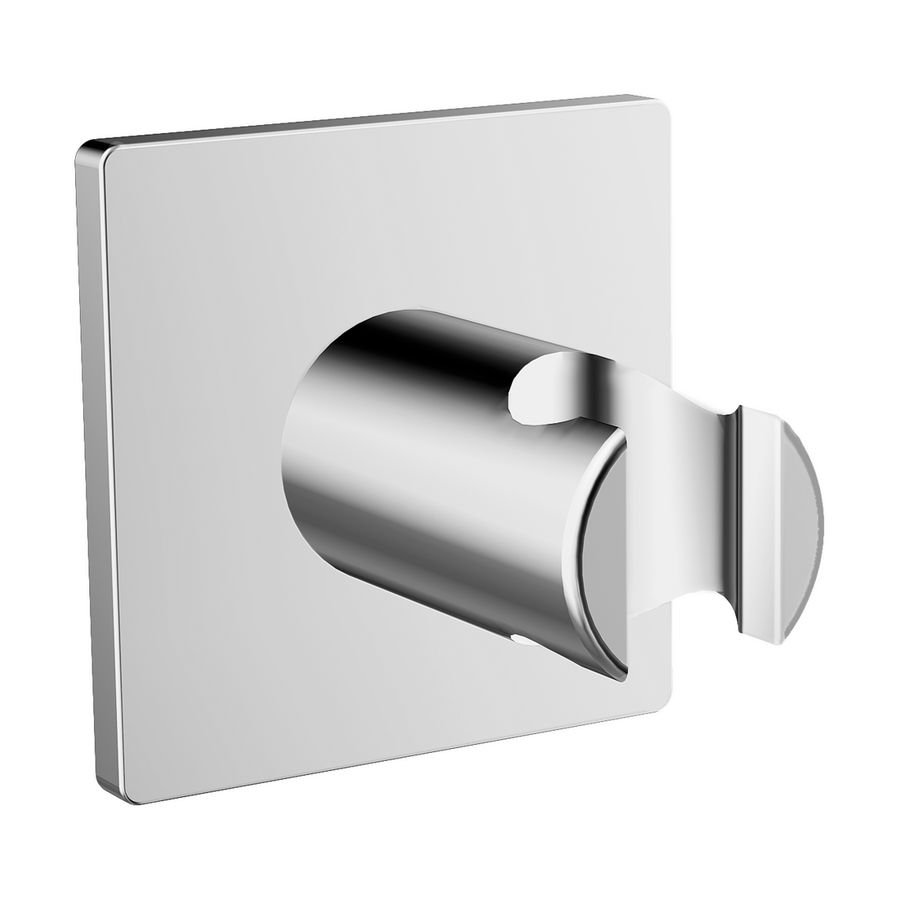 Designo wanddouchehouder volledig metaal chroom