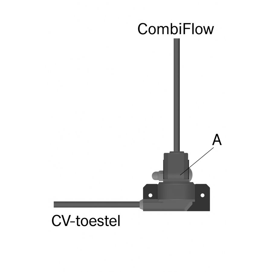 Stekkersafe met ophangbeugel CombiFlow
