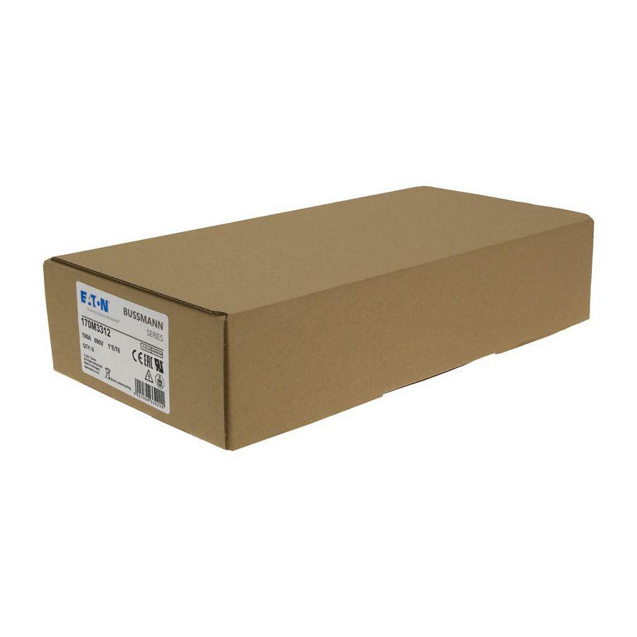 Zekering hoge snelheid 100A AC 690V compact 1 45x45x14 VVE=6