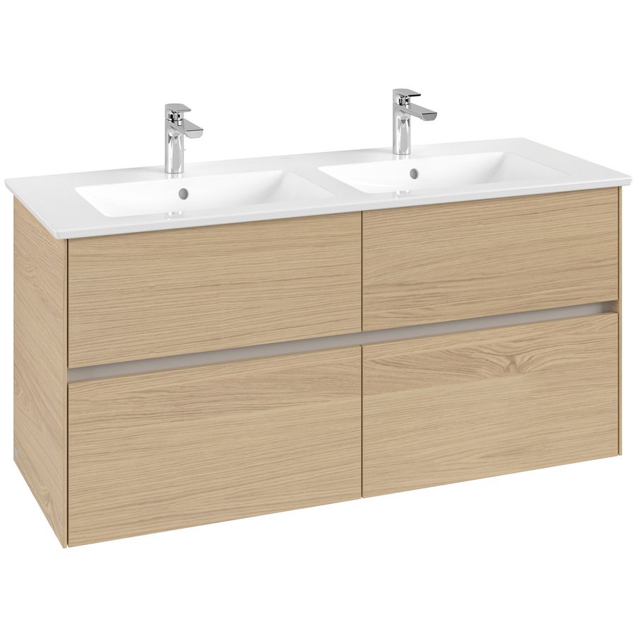 Wastafelonderkast Collaro 1261x610x480mm Nord.Oak C14700VJ