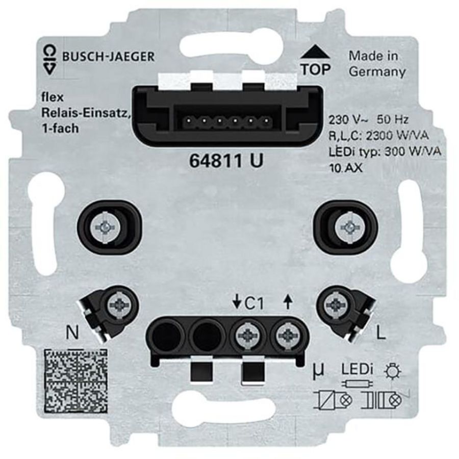Flex relaissokkel 1-voudig (64811 U)