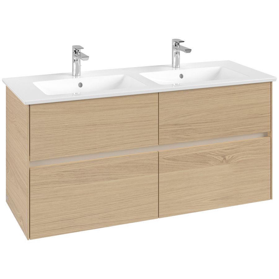 Wastafelonderkast Collaro 1261x610x480mm Nord.Oak C147B0VJ
