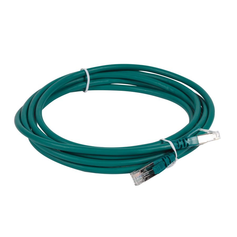 Patchkabel RJ45 Cat. C6A S/FTP groen 3m.
