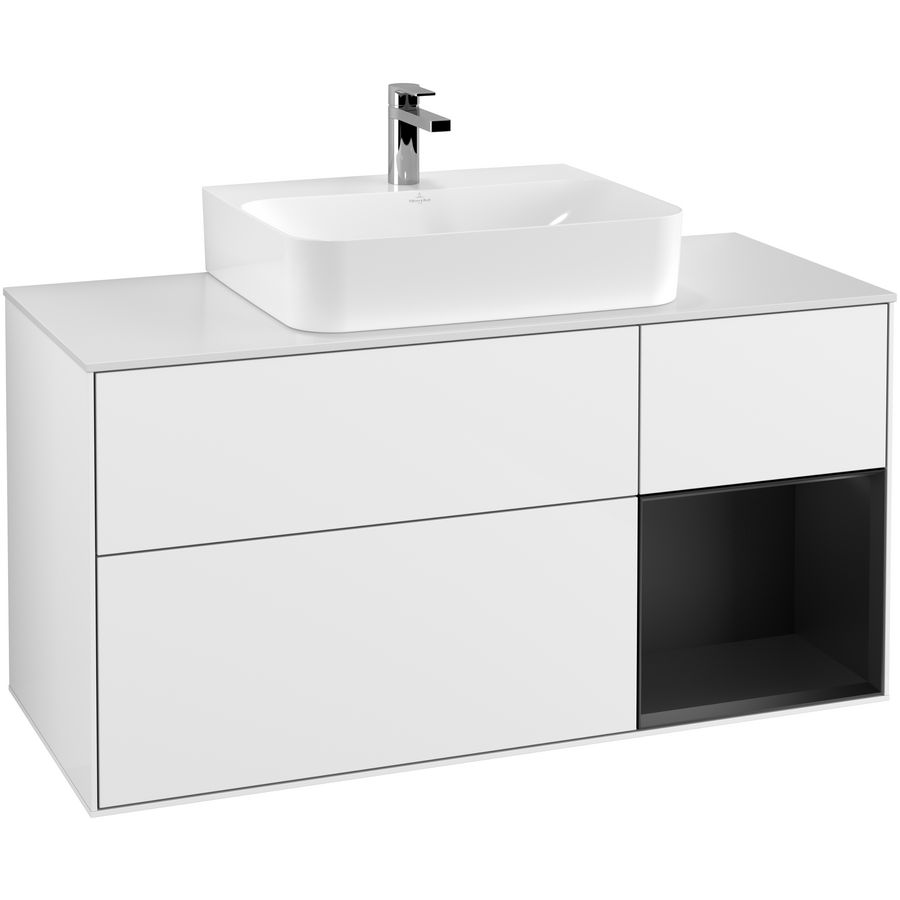 Wastafelonderkast Finion 1200x603x501mm G.White.L G171PDGF